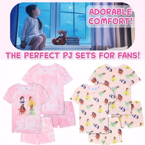 Get Trend Girls Pajamas Pack of 2 Cute PJs Teens Kids' Pajamas Girls' Sleepwear in Saudi Arabia