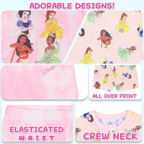Get Trend Girls Pajamas Pack of 2 Cute PJs Teens Kids' Pajamas Girls' Sleepwear in Saudi Arabia