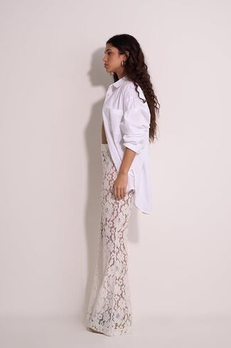 Gottex Women's Beach Life Saint Tropez Floral Lace Cover-up-up-high Higher ، حزام مرن ، قاع المضيق in Kuwait
