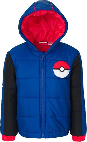 Pokemon Zip Up Winter Coat Puffer Jacket Little Kid to Big Kid in Saudi Arabia