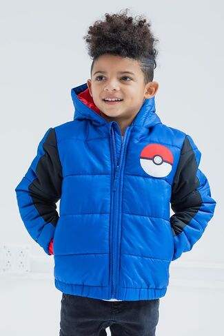 Pokemon Zip Up Winter Coat Puffer Jacket Little Kid to Big Kid in Saudi Arabia