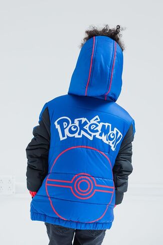 Pokemon Zip Up Winter Coat Puffer Jacket Little Kid to Big Kid in Saudi Arabia