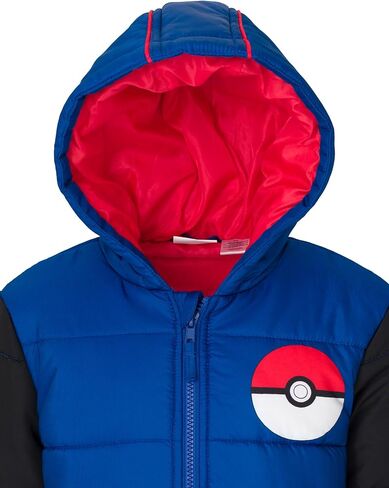 Pokemon Zip Up Winter Coat Puffer Jacket Little Kid to Big Kid in Saudi Arabia