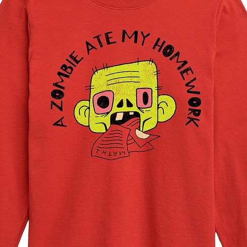 رسالة فورية - غيبوبة أكلت واجبي المنزلي - Toddler & Youth Long Sleeve Graphic T -Shirt in Kuwait
