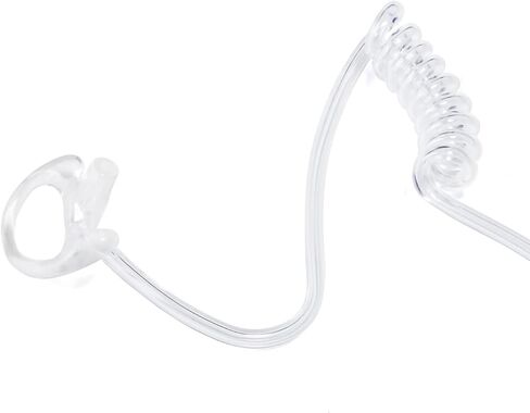 Replacement Earmold Earbud for Two Way Radio Air Acoustic Coil Tube Earpiece Headset，for Motorola Kenwood Baofeng Walkie Talkie Earpieces (Clear, 2 Pairs) in Kuwait
