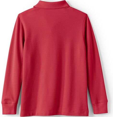 LANDS 'END AND SCHOOL ARLY KIDS Long Sleeve Mesh Polo Shirt in Kuwait