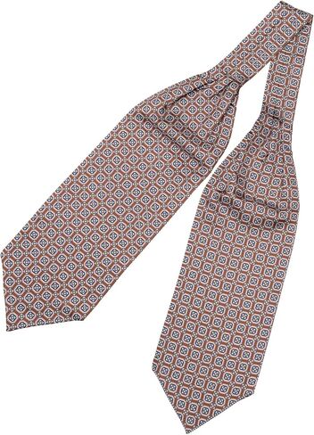 إليزابيتا للرجال 100 ٪ من علاقات أسكوت الحرير ، وتوصيفات Cravat Day ، المصنوعة يدويًا في إيطاليا in Kuwait