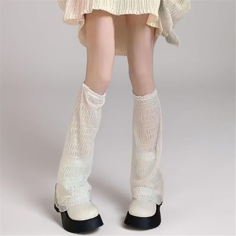 Sup-Coente Alt Long Leg Warmers for Women Y2k Goth Kawaii Cute Scene 80s Grunge in Saudi Arabia