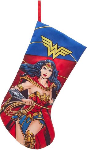 Kurt Adler DC Comics Wonder Woman Printed Stocking in Saudi Arabia