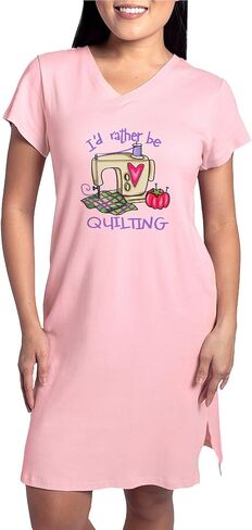Cafepress أفضل أن أكون قميصًا للنساء للسيدات ، قميص بيجاما طويل ناعم ، كوتون PJS/بيجاما in Kuwait