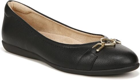 Naturalizer Womens Vivienne-O Slip On Ballet Flat Black 5 M in Saudi Arabia
