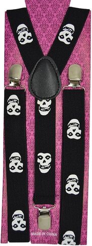 Unisex Clip-on Braces Elastic Suspender"Novelty" Design Y- back Suspenders in Saudi Arabia