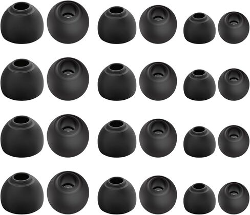 24 PCS/12 Pairs Ear bud Rubber Tips, Replacement Silicone Earbud Tips, iem Ear tips for kz zs10 pro, zs10 pro x,zsn pro x, zsn pro, castor, edx pro, zar, zst, dqs, as24, edx, pr2, zas(blue gray,S/M/L) in Kuwait