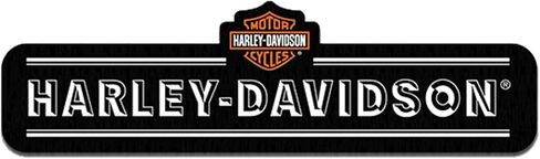 Harley-Davidson 8 in. أبعاد مطرزة H-D شعار Sew-on Patch-Black in Kuwait