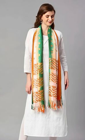 العلم الهندي دوباتا | Tiranga-Tri Color DuPattas | الطول:- 2.25 متر والعرض:- 36 بوصة in Saudi Arabia
