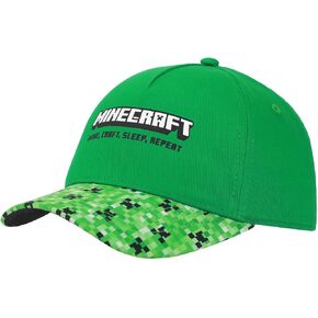 Minecraft Creeper All-Over Print Youth Adjustable Baseball Cap in Kuwait