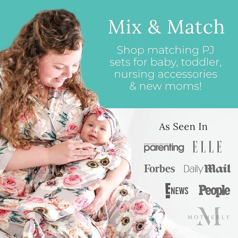 Posh Peanut Maternity Robe for Hospital Delivery - Soft Viscose from Bamboo Postpartum Robe for Women Nursing & Lounging in Saudi Arabia