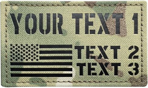 SUVIYA Custom Personalized Infrared IR Laser Cut ID Panel Patch Blood Type callsign Patch US American IR Flag Patch in Saudi Arabia