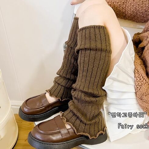 jiahesuw2 Calf Socks for Teen Girls Student High Socks Leg Covers Long Stockings Breathable Fashion Loose Socks in Saudi Arabia