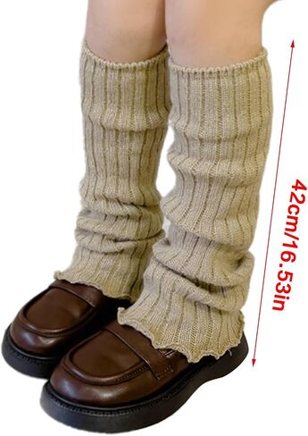 jiahesuw2 Calf Socks for Teen Girls Student High Socks Leg Covers Long Stockings Breathable Fashion Loose Socks in Saudi Arabia