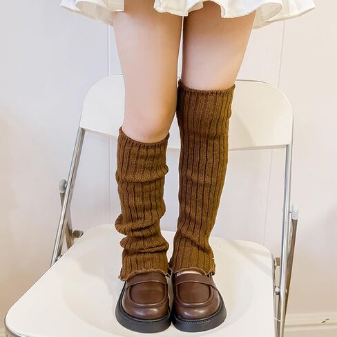 jiahesuw2 Calf Socks for Teen Girls Student High Socks Leg Covers Long Stockings Breathable Fashion Loose Socks in Saudi Arabia