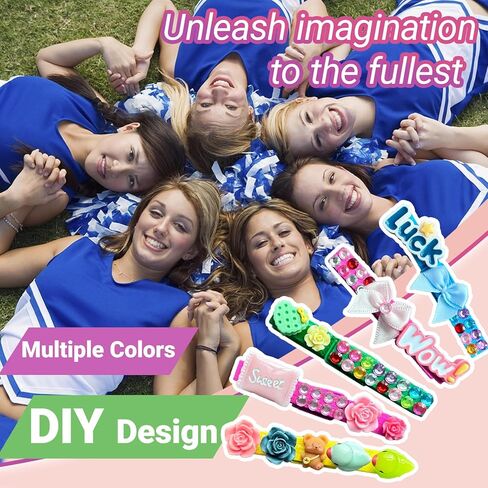 Hodvya 80 PCS Cheer Pins Spirit Clips Include 80 PCS Colored Wooden Clothes pins 99 Pcs Mini Resin Ducks Animals mini Bows and Stickers Pen 200 Beads Pearls Cheer pins for Cheerleaders in Saudi Arabia