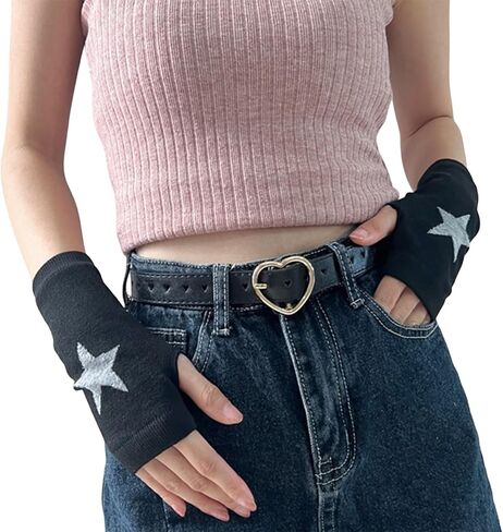 2000s Girl Arm Sleeves For Theme Party Subcultures Knitting Arm Gloves NightClub Mittens JKStyle Girl Arm in Saudi Arabia