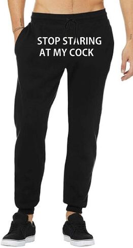 Lovedusts Stop Staring at My Cock,Stop Staring at My Dick - Men's Jogger Sweat Pants in Saudi Arabia