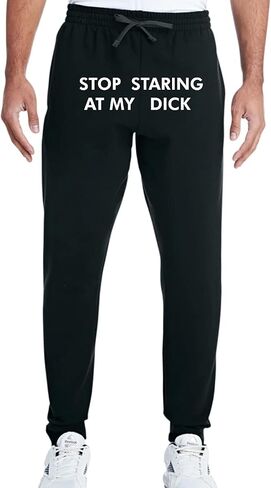 Lovedusts Stop Staring at My Cock,Stop Staring at My Dick - Men's Jogger Sweat Pants in Saudi Arabia