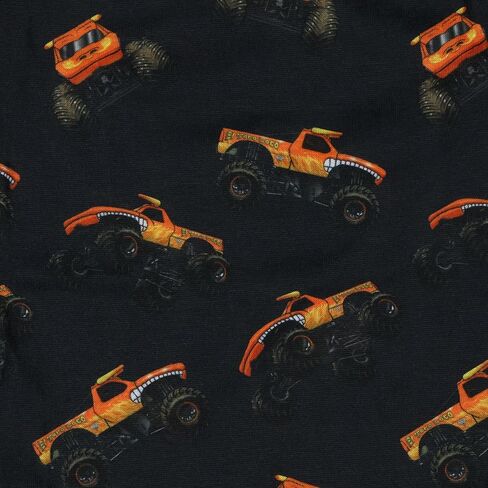 Intimo Monster Jam Boys 'El Toro Loco Crazy Bull Truck 2 قطعة مجموعة صالة نوم قصيرة الأكمام شورت بيجاما in Saudi Arabia