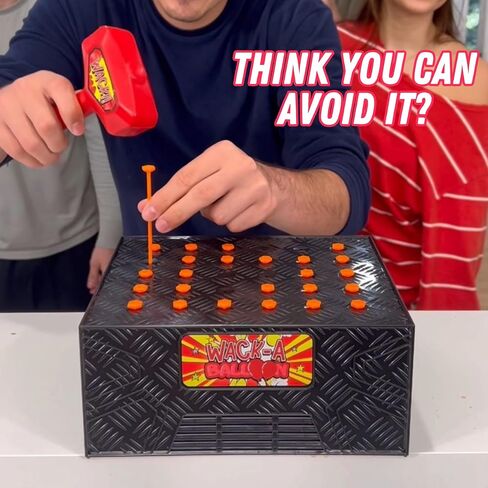 Wack A Balloon Strategy Board Game | Family Game Night Favorite | Engaging for Kids and Adults | Play Solo Or Challenge Friends | Popular Social Media Games Everyone Can Play | Ages 4+ in Saudi Arabia