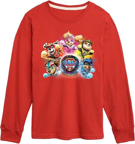 HYBRID APPAREL - Paw Patrol The Movie - Mighty Movie Character Group - Toddler & Youth Long Sleeve Graphic T-Shirt in Saudi Arabia