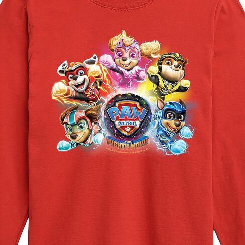 HYBRID APPAREL - Paw Patrol The Movie - Mighty Movie Character Group - Toddler & Youth Long Sleeve Graphic T-Shirt in Saudi Arabia