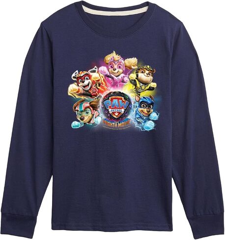 HYBRID APPAREL - Paw Patrol The Movie - Mighty Movie Character Group - Toddler & Youth Long Sleeve Graphic T-Shirt in Saudi Arabia