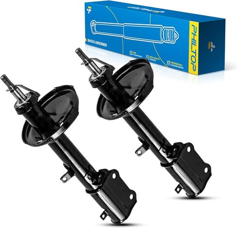 PHILTOP Front Struts Assembly Shock Absorber Direct Replacement for 2006 325i, 2008 2009 2010 2011 135i, Quick Suspension 172314 172313, Struts with Coil Spring Assemblies SAA704 Set of 2 in Kuwait