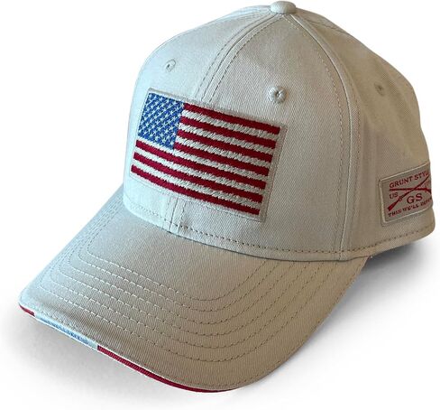 Grunt Style Full Color Flag Dad Hat (One Size, Sand) in Saudi Arabia