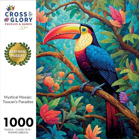 Gilded Garden: Succulent Plants - Eco-Friendly 1000 Piece Jigsaw Puzzle for Adults - Premium Quality, Vibrant Colors, Best Puzzle Challenge from Cross & Glory in Saudi Arabia