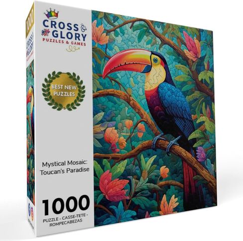 Gilded Garden: Succulent Plants - Eco-Friendly 1000 Piece Jigsaw Puzzle for Adults - Premium Quality, Vibrant Colors, Best Puzzle Challenge from Cross & Glory in Saudi Arabia