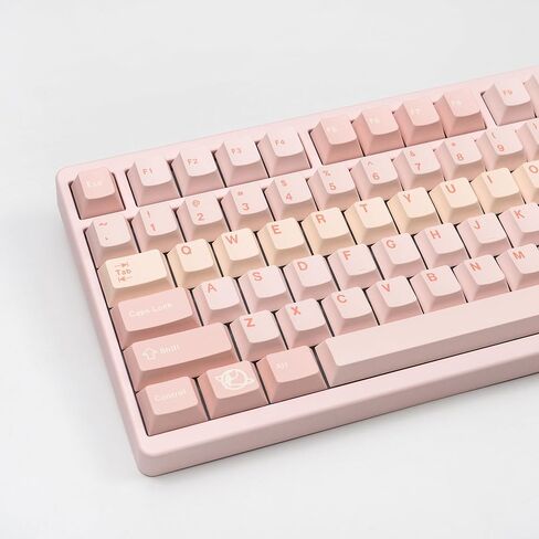 PBT Pink Keycaps Set Cherry Profile Dopamine Keycaps Custom Dye-Sublimation لوحة المفاتيح Keycaps لـ 60٪ 65٪ 70٪ 75٪ 100٪ Cherry Gateron MX Switches لوحة المفاتيح الميكانيكية in Kuwait
