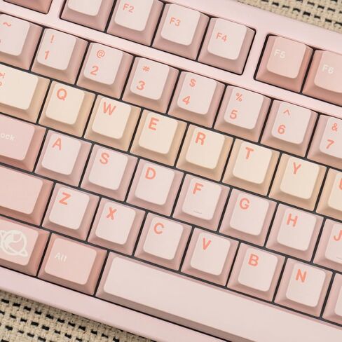 PBT Pink Keycaps Set Cherry Profile Dopamine Keycaps Custom Dye-Sublimation لوحة المفاتيح Keycaps لـ 60٪ 65٪ 70٪ 75٪ 100٪ Cherry Gateron MX Switches لوحة المفاتيح الميكانيكية in Kuwait
