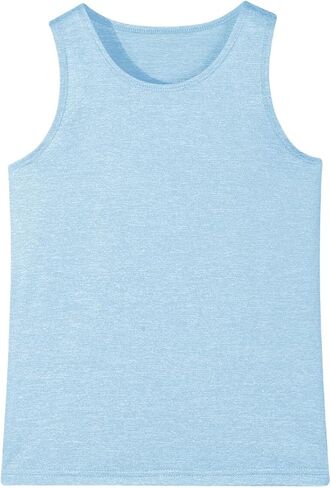 Girls/Kids/Teen Quick Dry Tank Tops Undershirts Moisture Wicking Active Athletic Sleeveless Shirts （Age 5-16Y） in Kuwait