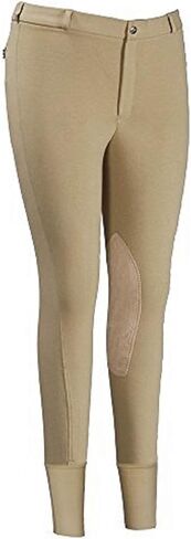 TuffRider Men's Cotton Knee Patch Breeches (Regular) in Kuwait