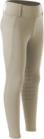 Equinavia Classic Kids Silicone Knee Patch Riding Pants, Breeches, Unisex Tights, Girls, Boys in Kuwait