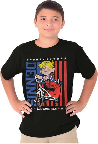 All American Dennis The Menace Crewneck T Shirts Boy Girl in Saudi Arabia