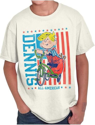 All American Dennis The Menace Crewneck T Shirts Boy Girl in Saudi Arabia