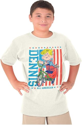 All American Dennis The Menace Crewneck T Shirts Boy Girl in Saudi Arabia