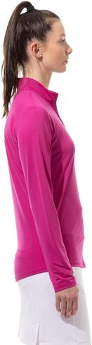 SanSoleil Sunglow Zip Mock. Black. 900434 in Saudi Arabia
