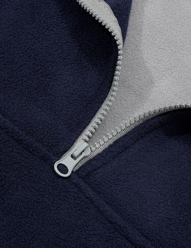 Aelfric Eden Quarter Zip Sweatshirt Mens Oversized Sweatshirts Contrast Color Zipper Fleece Pullover in Saudi Arabia