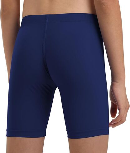 QBK Boys Swim Jammers 2T-14Years Youth Competitive Boyshort Swimsuit UPF 50+ Quick Dry Rash Guard Swimming Shorts in Saudi Arabia