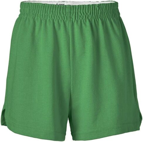 Soffe Women's Junior Authentic Cheer Short - Comfortable Cotton Blend, for Gym, Dance, Elastic Waistband, Soft Fabric in Saudi Arabia